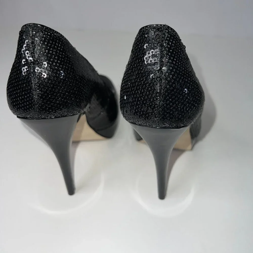 ALDO Sequins Platform Heels 8
